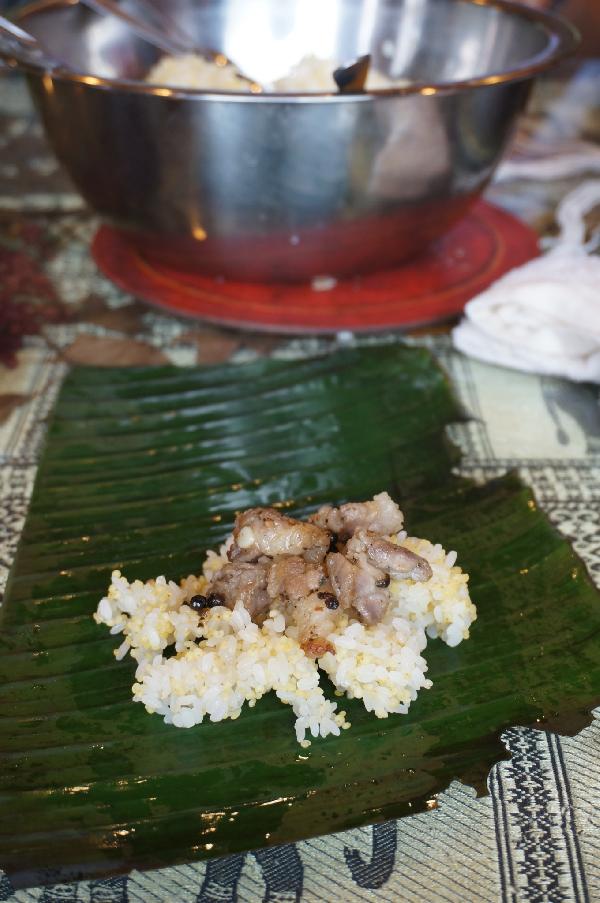 馬告豬肉香蕉飯